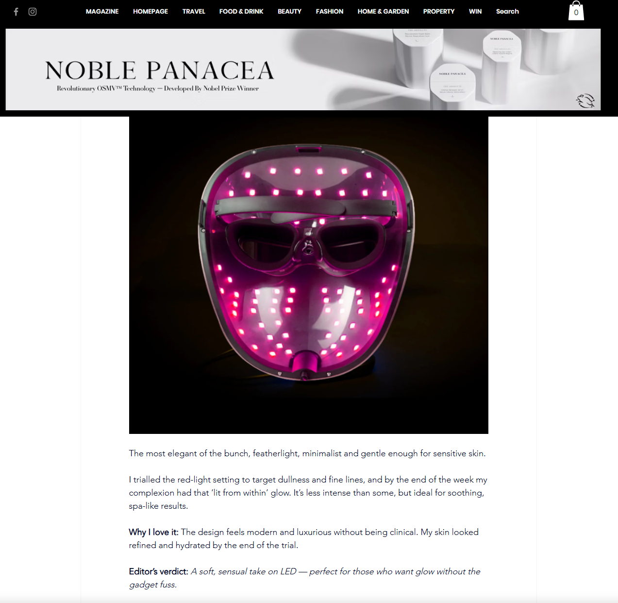 Our feature in the life of luxury magazine october 2025